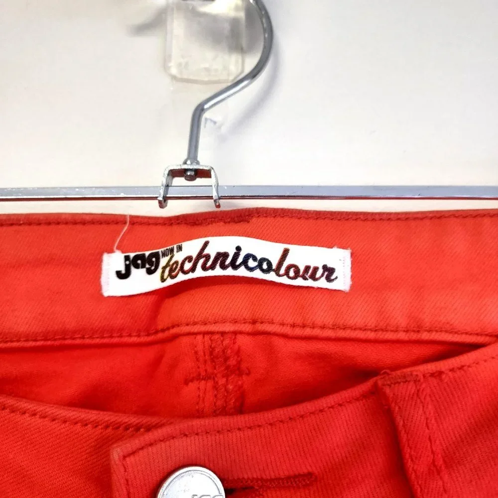 Size 12 Jag jeans in orange stretch - Picture 2 of 3